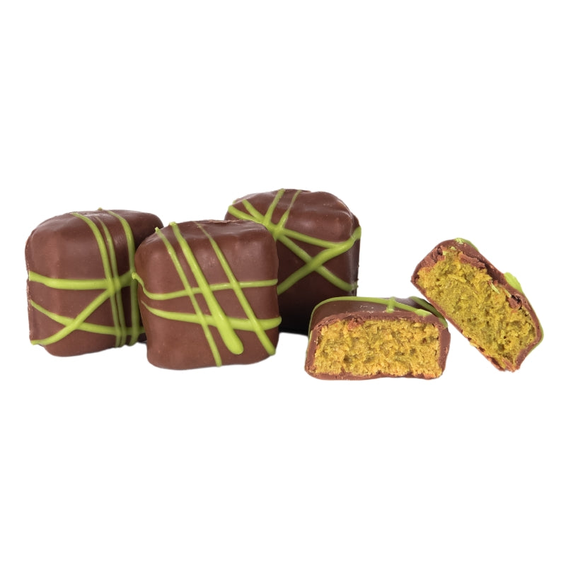 Handcrafted Dubai Pistachio Chocolate Bonbons - 4-Piece | 2.8 oz Box