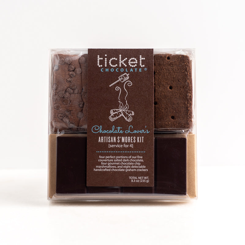 Artisan Chocolate | Gourmet Chocolate | Boutique Chocolate | Belgian Chocolate | Wholesale Chocolate | Artisan S'mores Kit | Chocolate Lover's | Ticket Chocolate | Camping | Gift