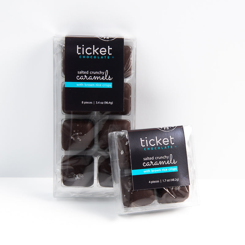 Artisan Chocolate | Gourmet Chocolate | Boutique Chocolate | Belgian Chocolate | Wholesale Chocolate | Chocolate-Covered Caramels | Salted Crunchy | Ticket Chocolate | Gift