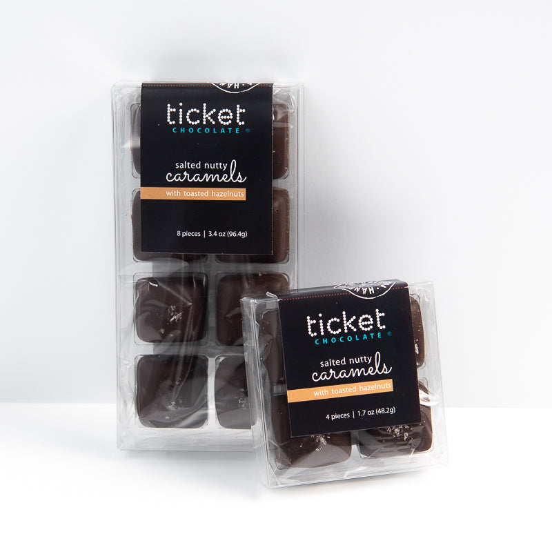 Artisan Chocolate | Gourmet Chocolate | Boutique Chocolate | Belgian Chocolate | Wholesale Chocolate | Chocolate-Covered Caramels | Salted Nutty | Ticket Chocolate | Gift