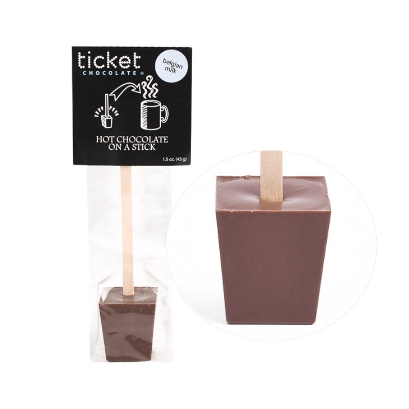 Hot Chocolate on a Stick: Belgian Milk