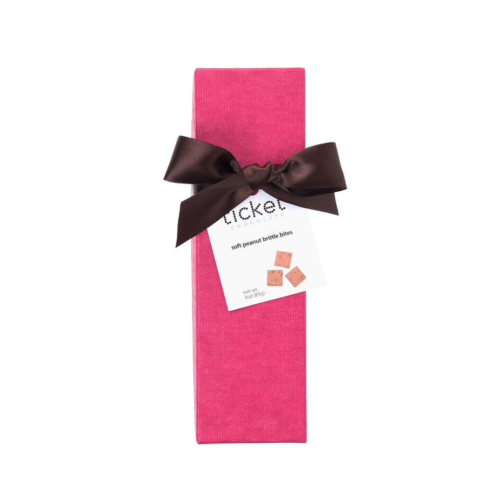 Soft Peanut Butter Brittle: Pink Gift Box (3 oz)