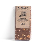 Artisan Chocolate Bar | Gourmet Chocolate Bar | Boutique Chocolate | Belgian Chocolate | Wholesale Chocolate | Beloved Bar | Waffle Pecan | Ticket Chocolate | Gift