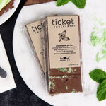 Artisan Chocolate Bar | Gourmet Chocolate Bar | Boutique Chocolate | Belgian Chocolate | Wholesale Chocolate | Beloved Bar | Grasshopper Pie | Ticket Chocolate | Gift