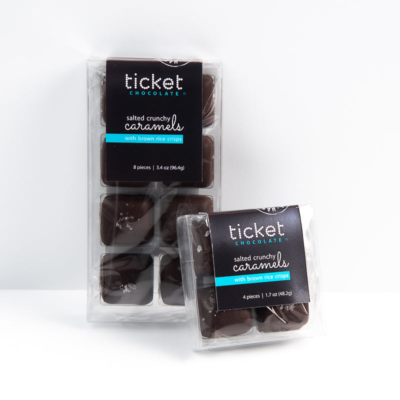 Artisan Chocolate | Gourmet Chocolate | Boutique Chocolate | Belgian Chocolate | Wholesale Chocolate | Chocolate-Covered Caramels | Salted Crunchy | Ticket Chocolate | Gift