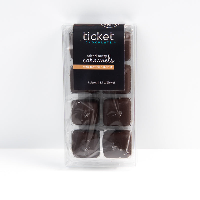 Artisan Chocolate | Gourmet Chocolate | Boutique Chocolate | Belgian Chocolate | Wholesale Chocolate | Chocolate-Covered Caramels | Salted Nutty | Ticket Chocolate | Gift