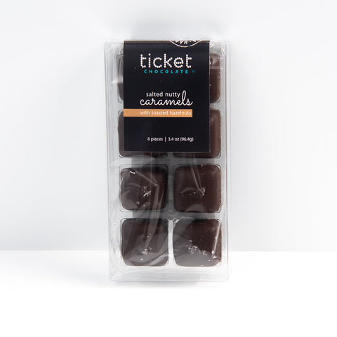 Artisan Chocolate | Gourmet Chocolate | Boutique Chocolate | Belgian Chocolate | Wholesale Chocolate | Chocolate-Covered Caramels | Salted Nutty | Ticket Chocolate | Gift