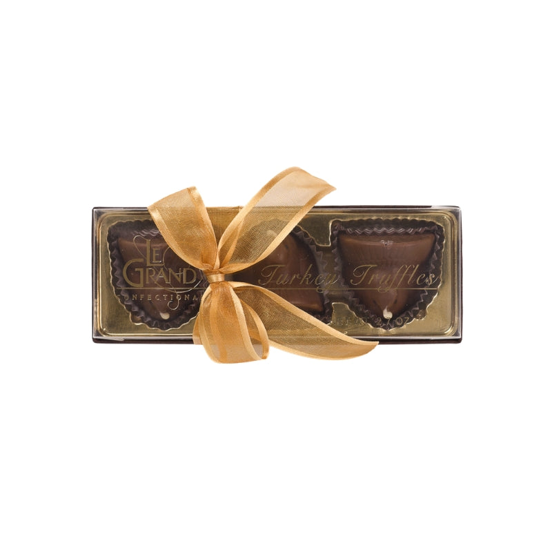 Turkey Shape Truffles - 3-Piece Gift Box