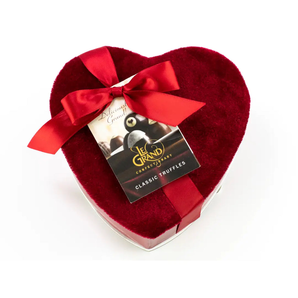 
                        
                          Valentine's Day Assorted Chocolate Truffles - Red Velvet Heart Box
                        
                      