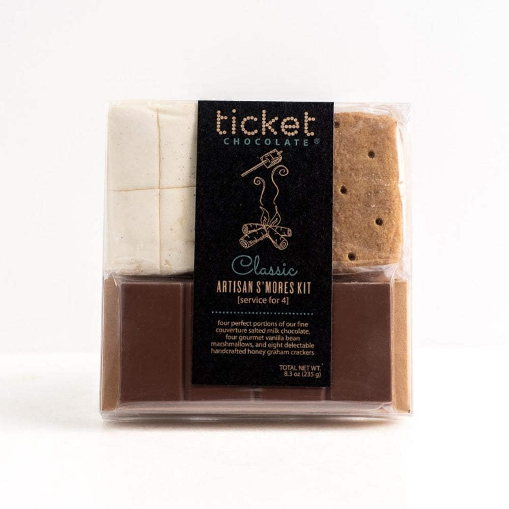 S'mores Kit | Smores Kit | Artisan Chocolate | Gourmet Chocolate | Boutique Chocolate | Belgian Chocolate | Wholesale Chocolate | Artisan S'mores Kit | Classic | Ticket Chocolate | Camping | Gift