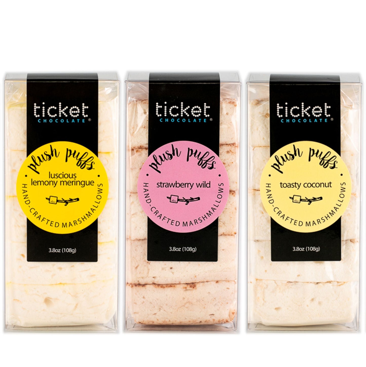 
                        
                          Plush Puffs Hand-Crafted Gourmet Marshmallows - Toasty Coconut
                        
                      