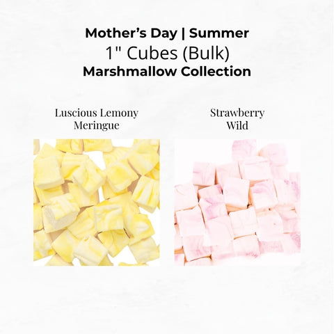 Gourmet Marshmallows – Bulk 2 lb (1-inch) | Mother's Day and Summer