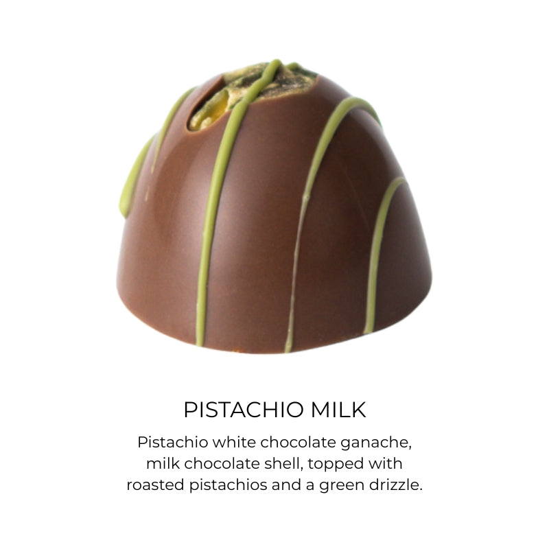Grand Pistachio Milk Chocolate Truffle