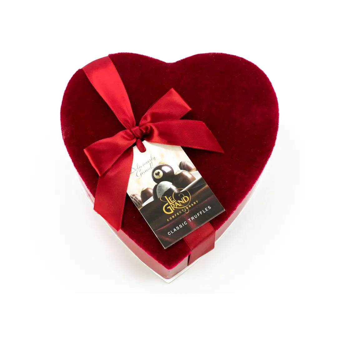 
                        
                          Valentine's Day Assorted Chocolate Truffles - Red Velvet Heart Box
                        
                      