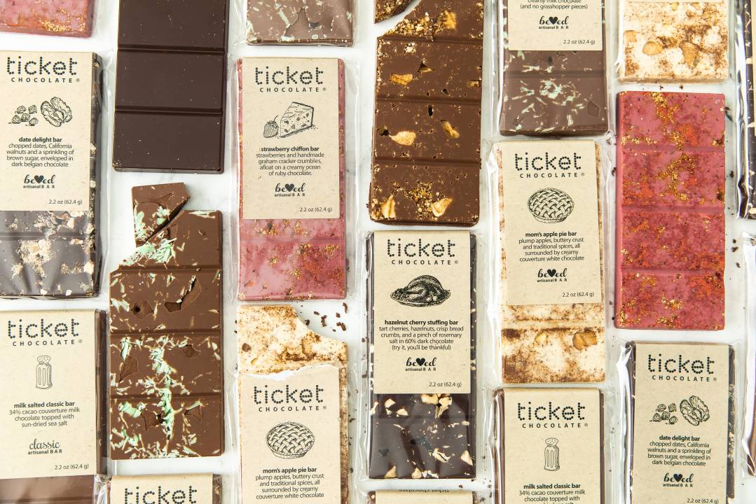 
                        
                          Artisan Chocolate Bar | Gourmet Chocolate Bar | Boutique Chocolate | Belgian Chocolate | Wholesale Chocolate | Beloved Bar | Mom's Apple Pie | Ticket Chocolate | Gift
                        
                      