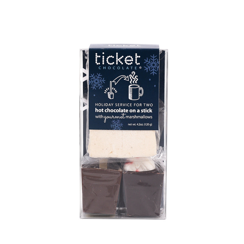 Hot Chocolate on a Stick - Holiday 2-pack with Marshmallows