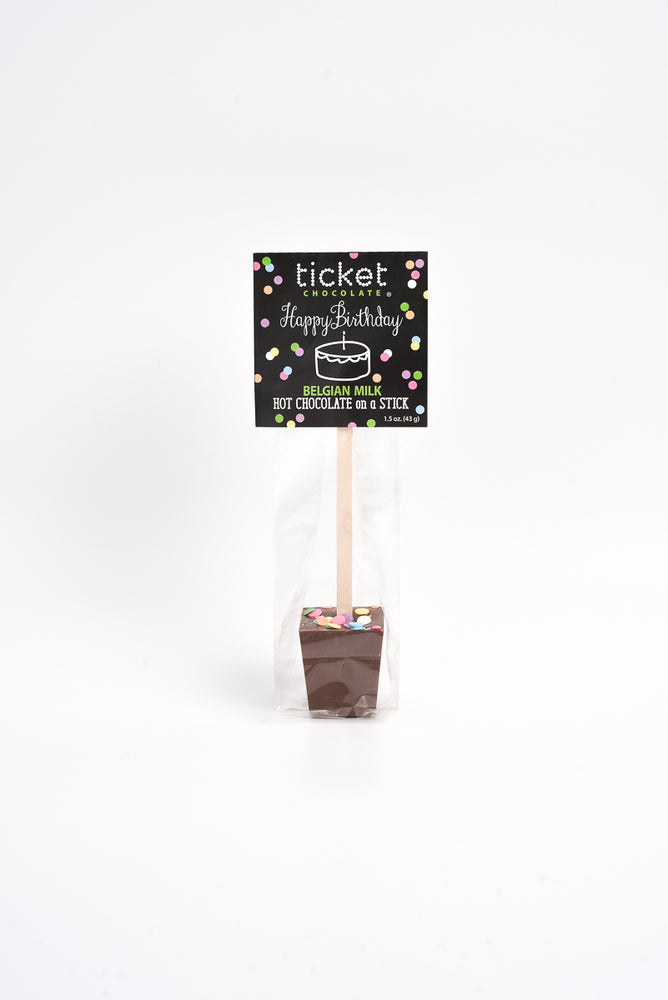 
                        
                          Artisan Chocolate | Gourmet Chocolate | Boutique Chocolate | Belgian Chocolate | Wholesale Chocolate | Hot Chocolate on a Stick | Happy Birthday Belgian Milk | Ticket Chocolate | Gift
                        
                      