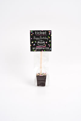 Artisan Chocolate | Gourmet Chocolate | Boutique Chocolate | Belgian Chocolate | Wholesale Chocolate | Hot Chocolate on a Stick | Happy Birthday French Truffle | Ticket Chocolate | Gift