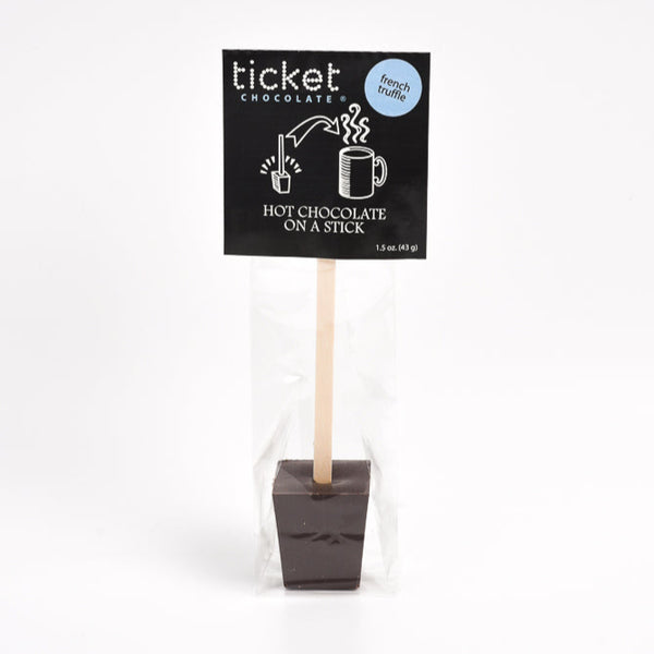 Hot Chocolate on a Stick - French Truffle – Ticket Chocolate
