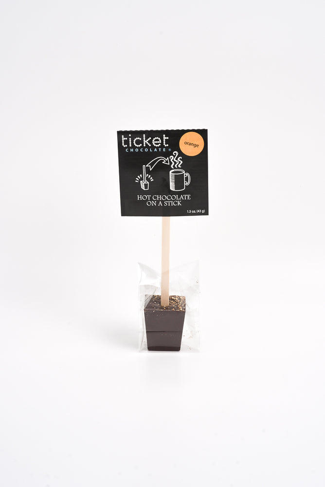 
                        
                          Artisan Chocolate | Gourmet Chocolate | Boutique Chocolate | Belgian Chocolate | Wholesale Chocolate | Hot Chocolate on a Stick | Orange | Ticket Chocolate | Gift
                        
                      