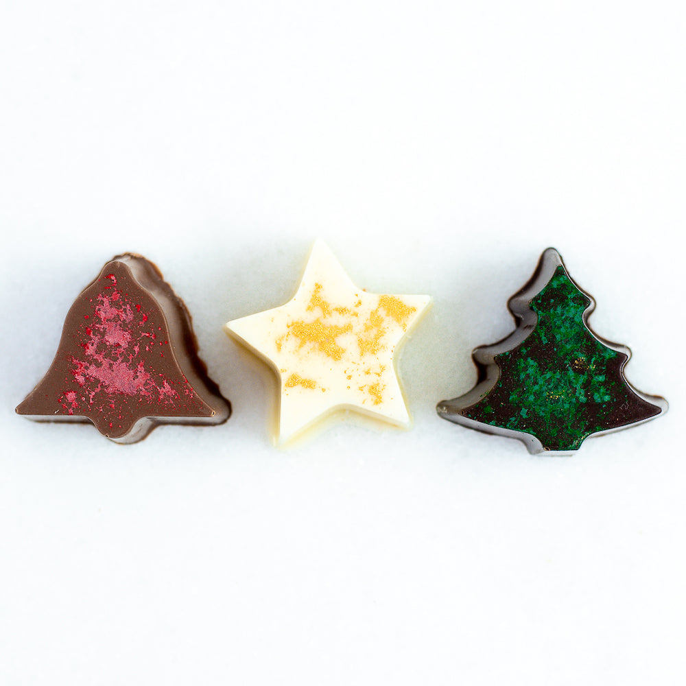 Artisan Chocolate | Gourmet Chocolate | Boutique Chocolate | Belgian Chocolate | Wholesale Chocolate | Le Grand Bulk Chocolate Christmas Truffles | Star | Ticket Chocolate | Gift