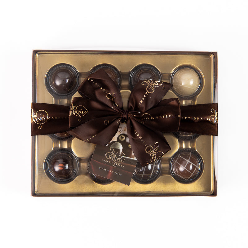 Le Grand Truffles: 12 Piece Petite Chocolate Truffle Box