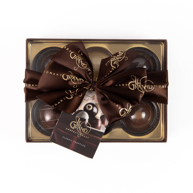Artisan Chocolate | Gourmet Chocolate | Boutique Chocolate | Belgian Chocolate | Wholesale Chocolate | Le Grand Chocolate Truffles | 6 Piece Gift Box | Ticket Chocolate | Gift