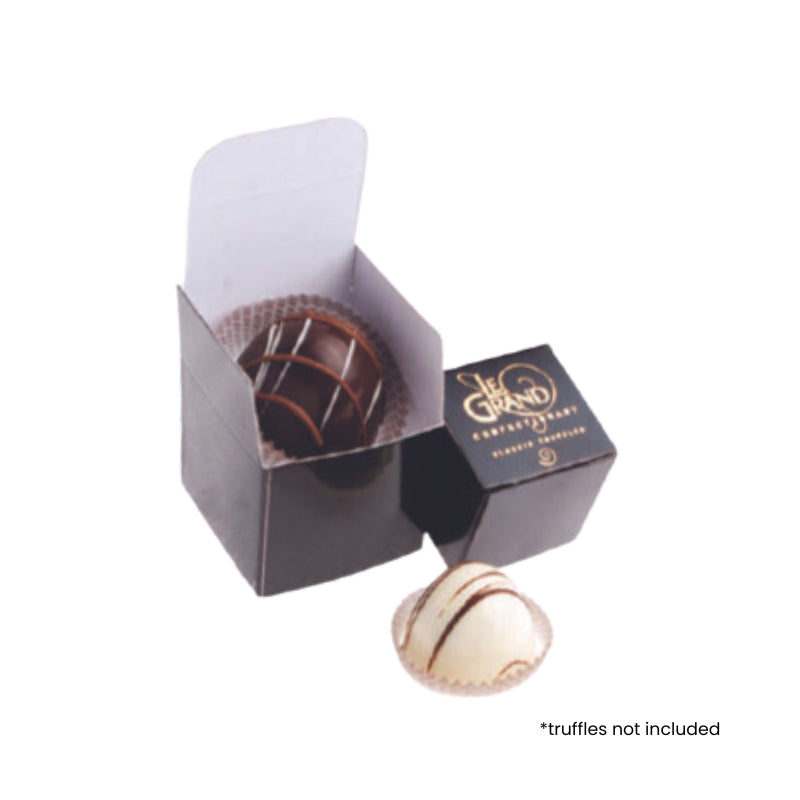 Empty Truffle Boxes: Petite Size Truffles