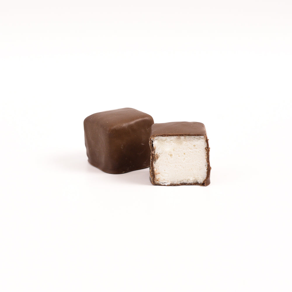 Plush Puffs Hand-Crafted Gourmet Marshmallows - Milk Chocolate-Dipped Bulk