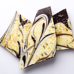Artisan Chocolate | Gourmet Chocolate | Boutique Chocolate | Belgian Chocolate | Wholesale Chocolate | Chocolate Bark Bulk | Lemon-Lavender Dark/White | Ticket Chocolate | Gift