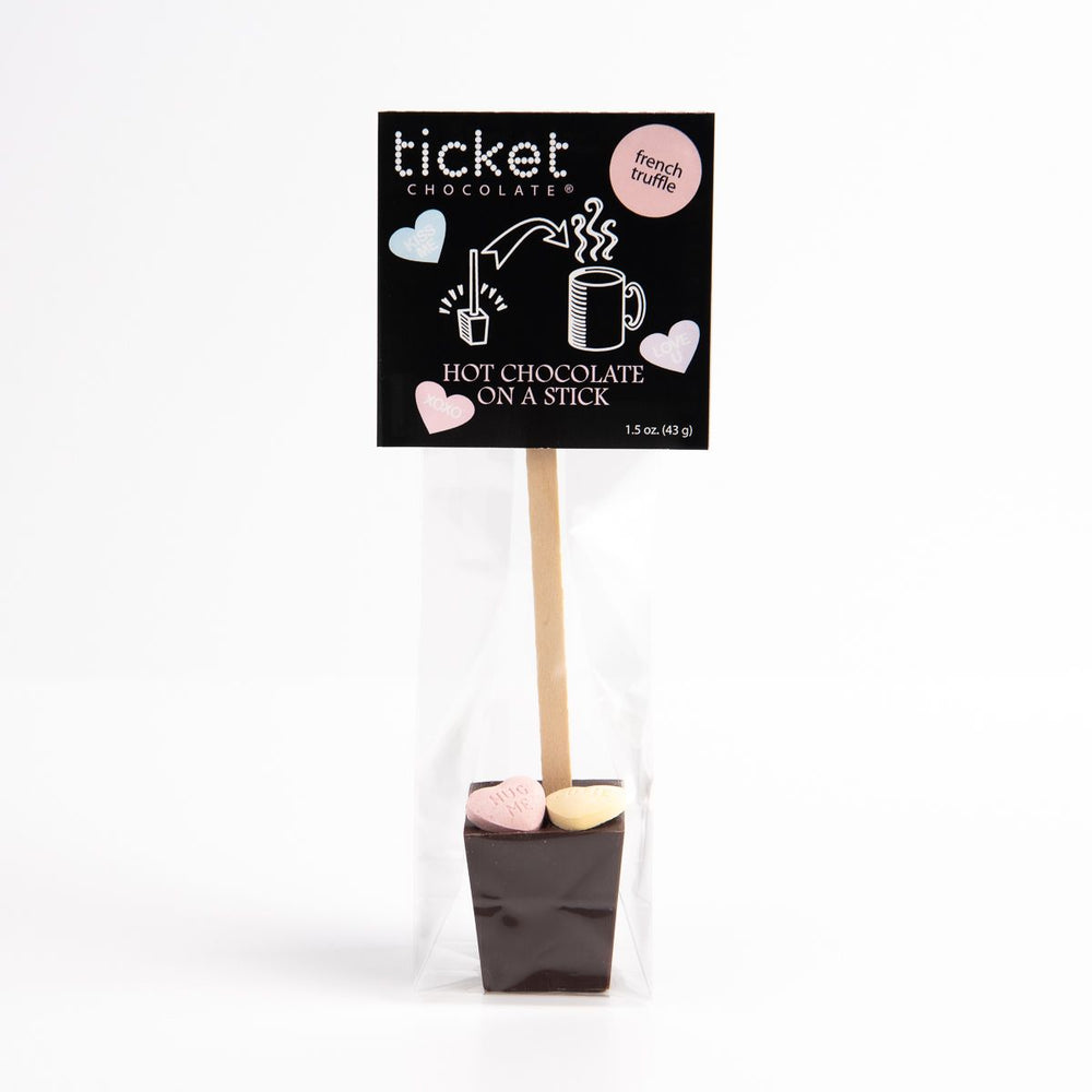Artisan Chocolate | Gourmet Chocolate | Boutique Chocolate | Belgian Chocolate | Wholesale Chocolate | Hot Chocolate on a Stick | Valentine's French Truffle | Ticket Chocolate | Valentine's Day Chocolate | Gift