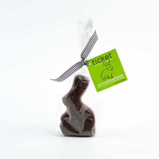 Artisan Chocolate | Gourmet Chocolate | Boutique Chocolate | Belgian Chocolate | Wholesale Chocolate | Solid Chocolate Easter Bunny | Dark Chocolate | Ticket Chocolate | Easter Chocolate | Gift | Chocolate Easter Bunny