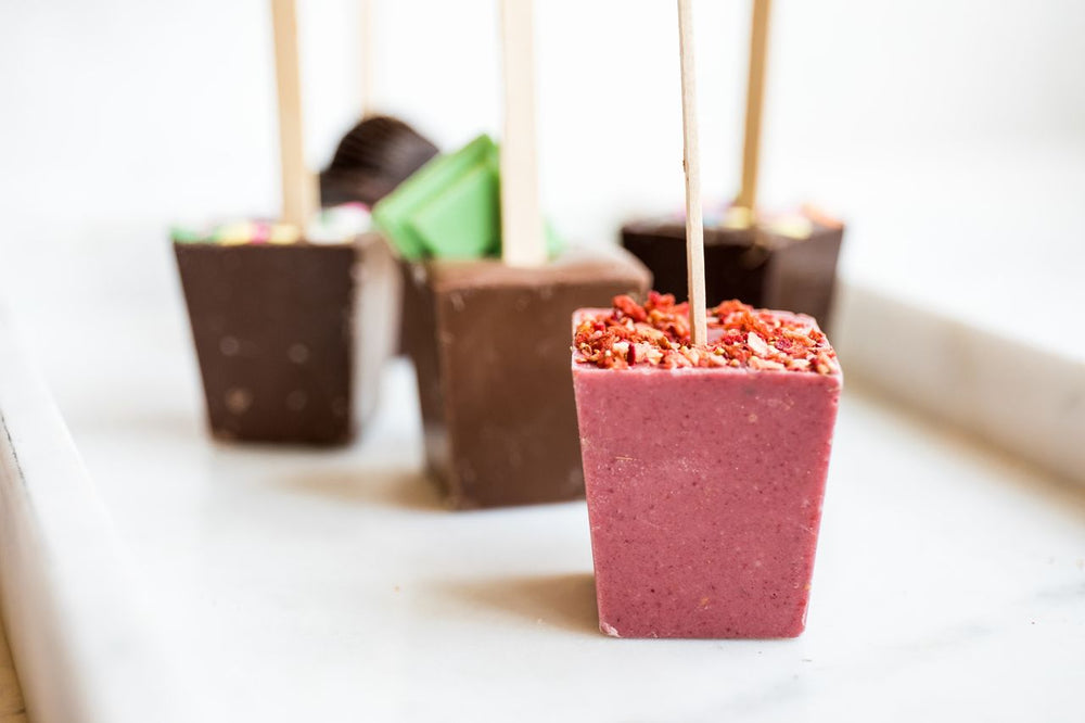 Strawberry Hot Cocoa-on-a-Stick Recipe 